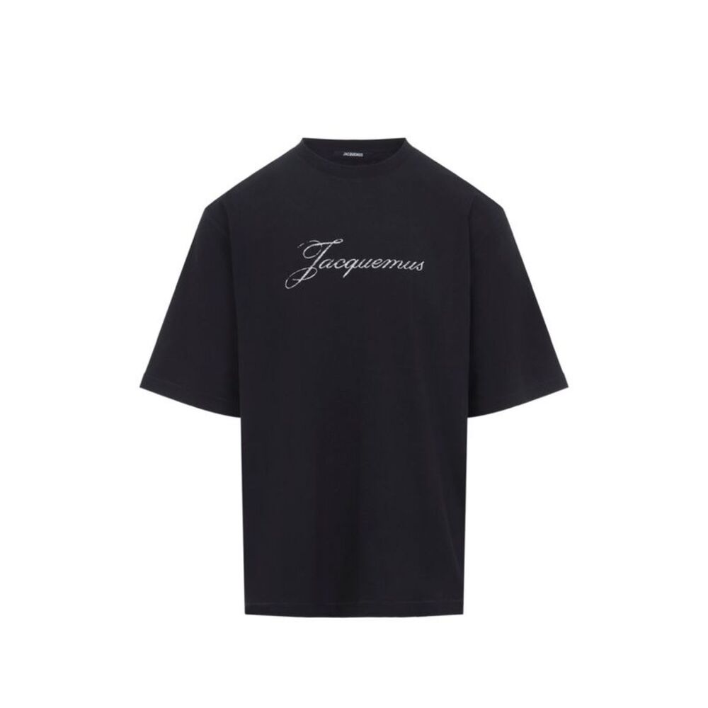 Jacquemus Men Logo Cotton T-Shirt